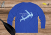 Bob Sandlin Lake Life Dri-fit Boating Shirt - Breathable Material- Men's Long Sleeve Moisture Wicking Tee - Texas lake