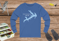 Bob Sandlin Lake Life - Unisex Cotton Jersey Long Sleeve Tee - Texas Lake