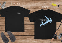 Bob Sandlin Lake Life - Cotton Short Sleeved - FRONT & BACK PRINTED - Short Sleeved Cotton Tee - Texas Lake