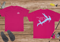 Bob Sandlin Lake Life - Cotton Short Sleeved - FRONT & BACK PRINTED - Short Sleeved Cotton Tee - Texas Lake