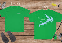 Bob Sandlin Lake Life - Cotton Short Sleeved - FRONT & BACK PRINTED - Short Sleeved Cotton Tee - Texas Lake