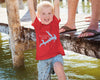 Bob Sandlin Lake Life - Youth - Kids Heavy Cotton Tee - Texas Lake