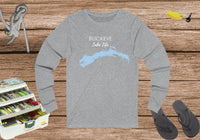 Buckeye Lake Life Unisex Cotton Jersey Long Sleeve Tee - Ohio Lake