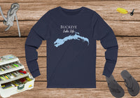 Buckeye Lake Life Unisex Cotton Jersey Long Sleeve Tee - Ohio Lake