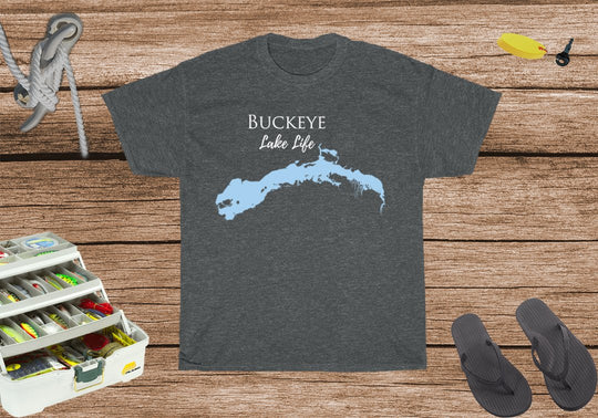 Buckeye Lake Life Heavy Cotton Tee - Ohio Lake