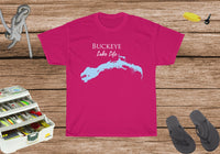 Buckeye Lake Life Heavy Cotton Tee - Ohio Lake
