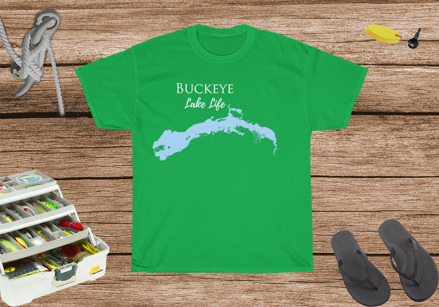 Buckeye Lake Life Heavy Cotton Tee - Ohio Lake