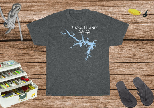Buggs Island Lake Life Heavy Cotton Tee - Virginia Lake