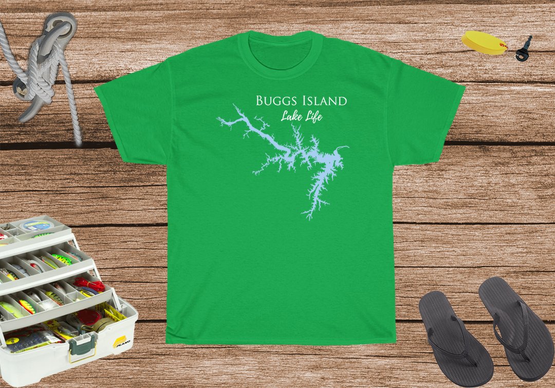 Buggs Island Lake Life Heavy Cotton Tee - Virginia Lake