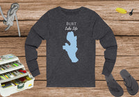 Burt Lake Life Unisex Cotton Jersey Long Sleeve Tee - Michigan Lake