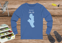 Burt Lake Life Unisex Cotton Jersey Long Sleeve Tee - Michigan Lake