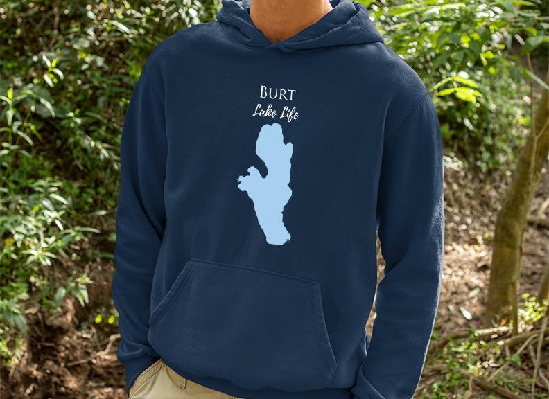 Burt Lake Life Hoodie Sweatshirt - Michigan Lake