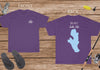 Burt Lake Life - Cotton Short Sleeved - FRONT & BACK PRINTED - Short Sleeved Cotton Tee - Michigan Lake