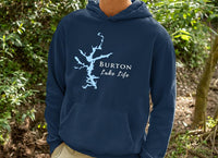 Burton Lake Life Hoodie - High Quality Burton Lake Life Hooded Sweatshirt - Heavy Blend Hooded Sweatshirt - Georgia Lake