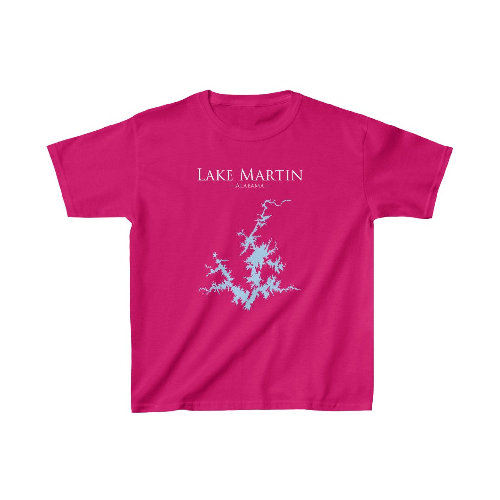 Lake Martin Alabama - Kids Heavy Cotton Youth Tee - Alabama Lake