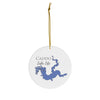 Caddo Lake Life Ceramic Ornament - Classic Christmas Ornaments - Texas Lake