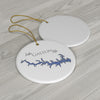 Lake Gaston Life Ceramic Ornament - Classic Christmas Ornaments - North Carolina & Virginia Lake