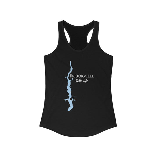 Brookville Lake Life Women's Ideal Racerback Tank - Indiana Lake