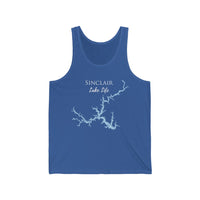Sinclair Lake Life - Unisex Jersey Tank - Georgia Lake