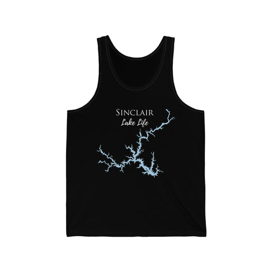 Sinclair Lake Life - Unisex Jersey Tank - Georgia Lake