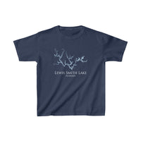 Lewis Smith Lake Alabama - Front Printed - Kids Heavy Cotton Tee - Alabama Lake