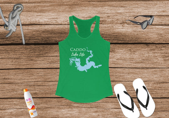 Caddo Lake Life Women's Ideal Racerback Tank -  Texas Lake