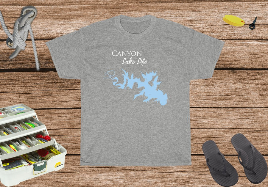 Canyon Lake Life Heavy Cotton Tee - Texas Lake