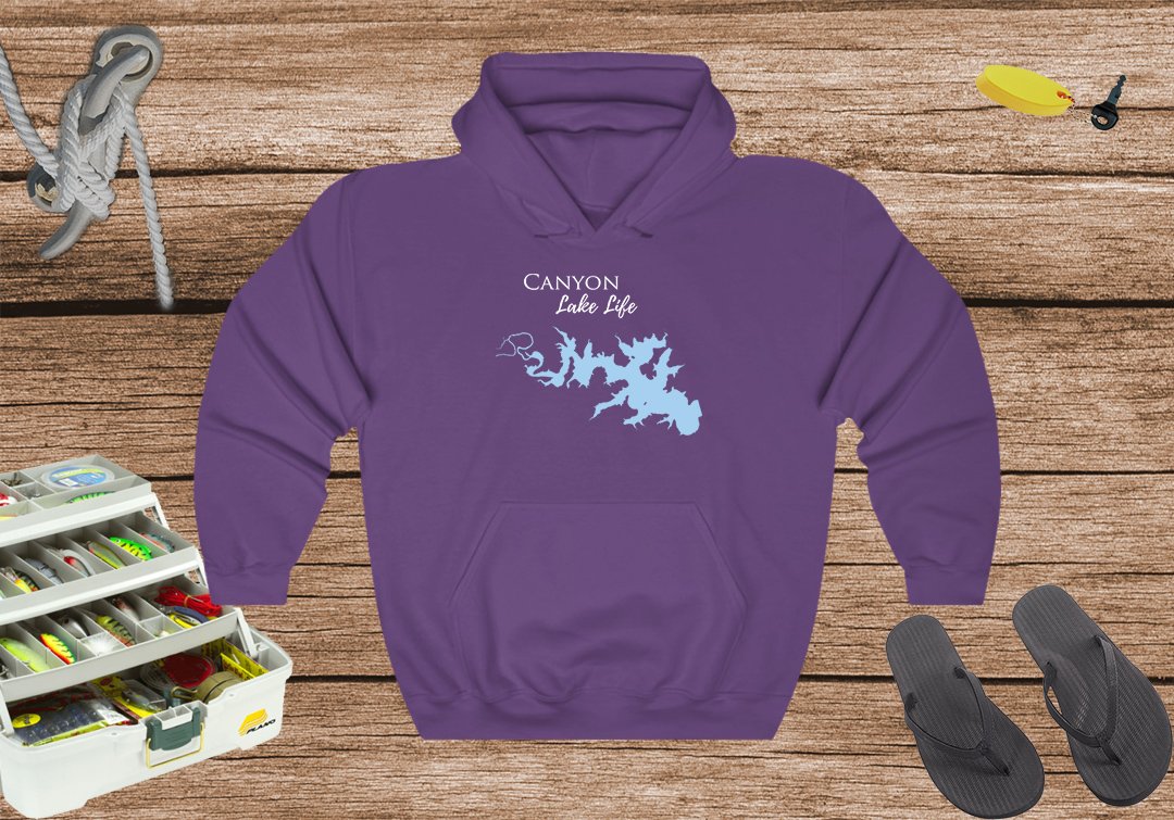 Canyon Lake Life Hoodie Sweatshirt - Texas Lake