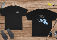 Canyon Lake Life - Cotton Short Sleeved - FRONT & BACK PRINTED - Short Sleeved Cotton Tee - Texas Lake