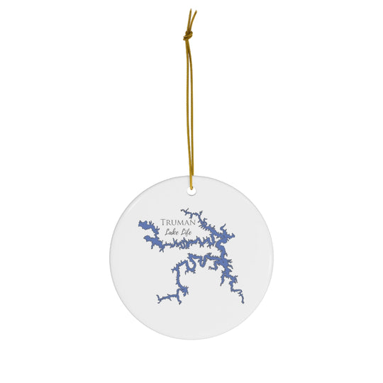 Truman Lake Life Ceramic Ornament - Classic Christmas Ornaments - Missouri Lake