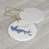 Percy Priest Ceramic Ornament - Classic Christmas Ornaments -  Tennessee Lake