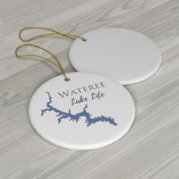Wateree Lake Life Ceramic Ornament - Classic Christmas Ornaments - South Carolina Lake