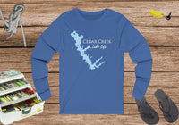 Cedar Creek Lake Life Unisex Cotton Jersey Long Sleeve Tee - Texas Lake