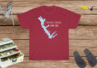 Cedar Creek Lake Life Heavy Cotton Tee - Texas Lake