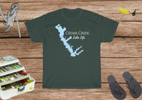 Cedar Creek Lake Life Heavy Cotton Tee - Texas Lake