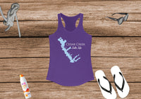 Cedar Creek Lake Life Women's Ideal Racerback Tank - Texas Lake