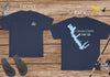 Cedar Creek Lake Life - Cotton Short Sleeved - FRONT & BACK PRINTED - Short Sleeved Cotton Tee - Texas Lake