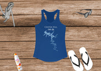 Center Hill Lake Life Women's Ideal Racerback Tank - Tennessee Lake