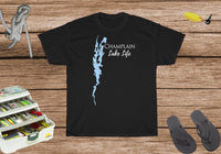 Champlain Lake Life Heavy Cotton Tee - New York Lake