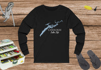 Cherokee Lake Life Unisex Cotton Jersey Long Sleeve Tee - Tennessee Lake