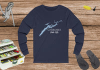 Cherokee Lake Life Unisex Cotton Jersey Long Sleeve Tee - Tennessee Lake