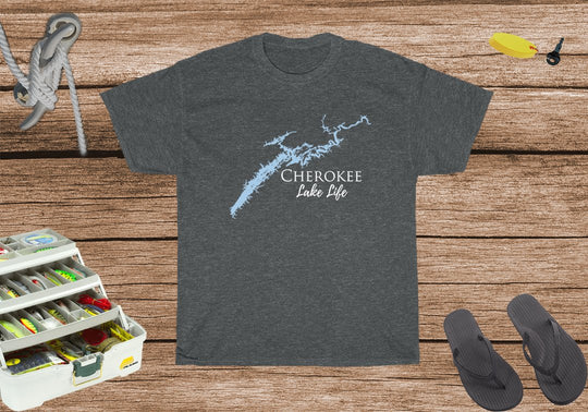 Cherokee Lake Life Heavy Cotton Tee - Tennessee Lake