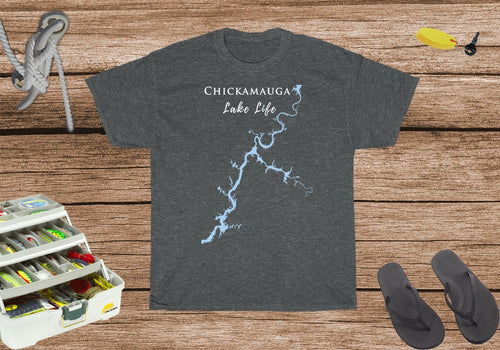 Chickamauga Lake Life Heavy Cotton Tee - Tennessee Lake