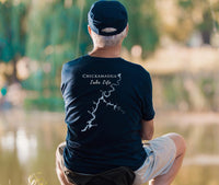 Chickamauga Lake Life - Cotton Short Sleeved - FRONT & BACK PRINTED - Short Sleeved Cotton Tee - Tennessee Lake