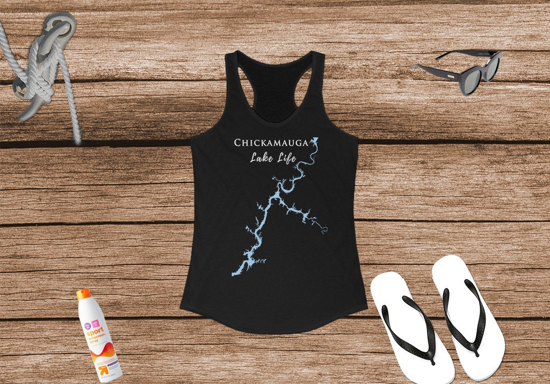 Chickamauga Lake Life Women's Ideal Racerback Tank - Tennessee Lake