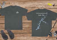 Chickamauga Lake Life - Cotton Short Sleeved - FRONT & BACK PRINTED - Short Sleeved Cotton Tee - Tennessee Lake