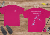 Chickamauga Lake Life - Cotton Short Sleeved - FRONT & BACK PRINTED - Short Sleeved Cotton Tee - Tennessee Lake