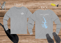 Lake Conroe Life - Lake Life Unisex Cotton Jersey Long Sleeve Tee - Back Printed - Texas Lake