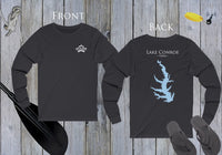 Lake Conroe Life - Lake Life Unisex Cotton Jersey Long Sleeve Tee - Back Printed - Texas Lake