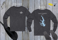 Lake Conroe Life - Lake Life Unisex Cotton Jersey Long Sleeve Tee - Back Printed - Texas Lake